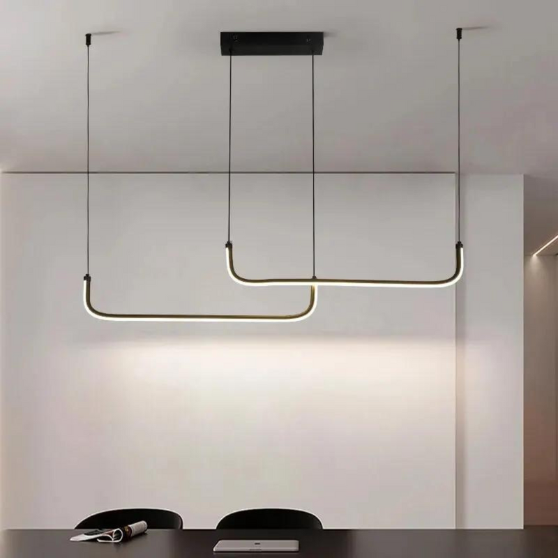 Lustre Pendente Line Plus Duplo Led 2 em 1