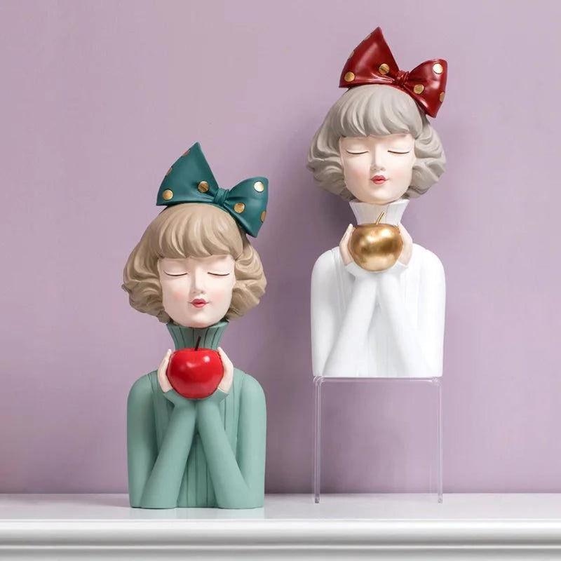 Escultura de Boneca Milly Litter (36,5x14cm)