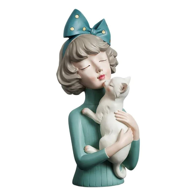 Escultura de Boneca Milly Pets (33x12cm)