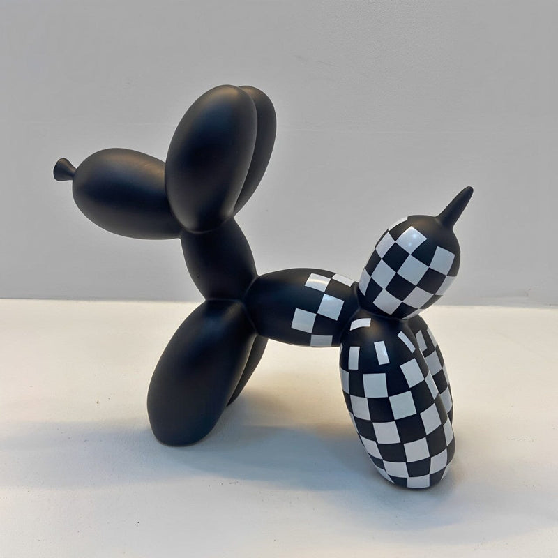 Escultura Doggy Balloon Xadrez