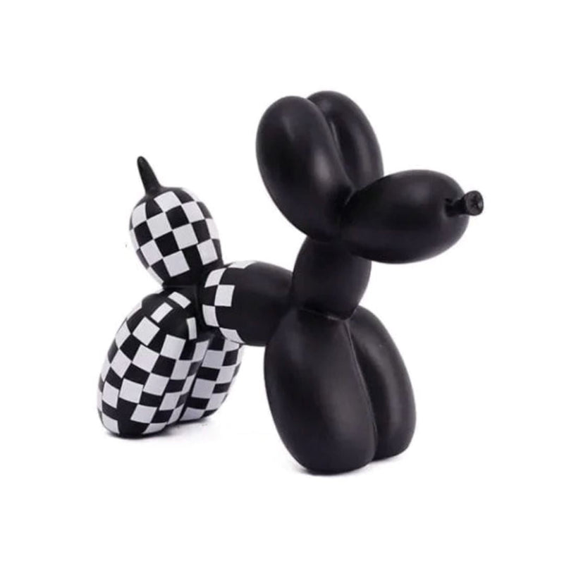 Escultura Doggy Balloon Xadrez