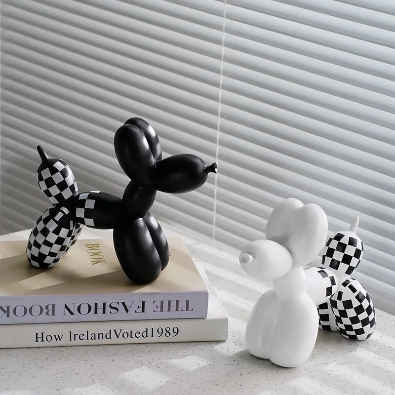 Escultura Doggy Balloon Xadrez