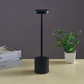 Loja Capricho Abajur - 0019 Preto Luminária Móvel Touch de Mesa - Candeeiro e Abajur Earth