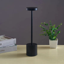 Loja Capricho Abajur - 0019 Preto Luminária Móvel Touch de Mesa - Candeeiro e Abajur Earth