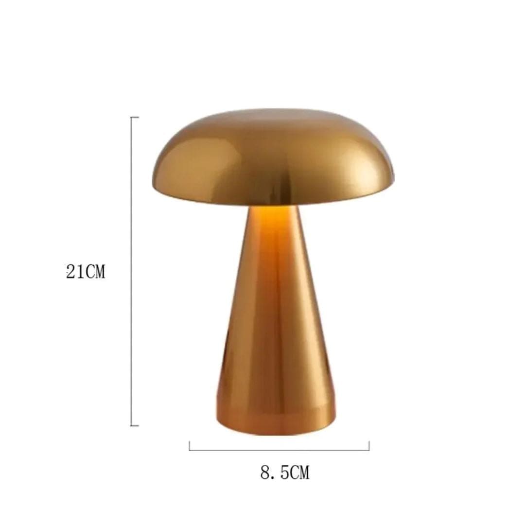 Loja Capricho Abajur - 0027 Luminária Touch de Mesa - Candeeiro e Abajur Mushroom (8,5x21cm)