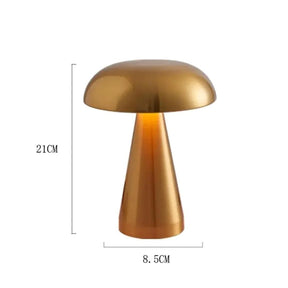 Loja Capricho Abajur - 0027 Luminária Touch de Mesa - Candeeiro e Abajur Mushroom (8,5x21cm)