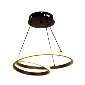 Loja Capricho Lustre - 0010 Lustre Pendente Entrelaço Circular Led