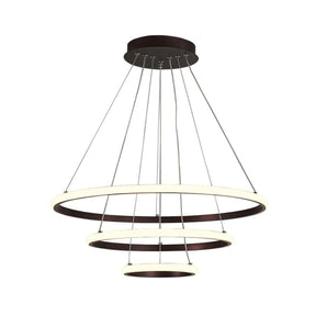 Loja Capricho Lustre - 0025 Lustre Pendente Circular Triplo em Led para Sala Jantar (60cm)