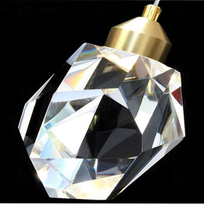 Loja Capricho Pendente - 0011 Lustre Pendente de Luxo Diamond para Quarto Sala