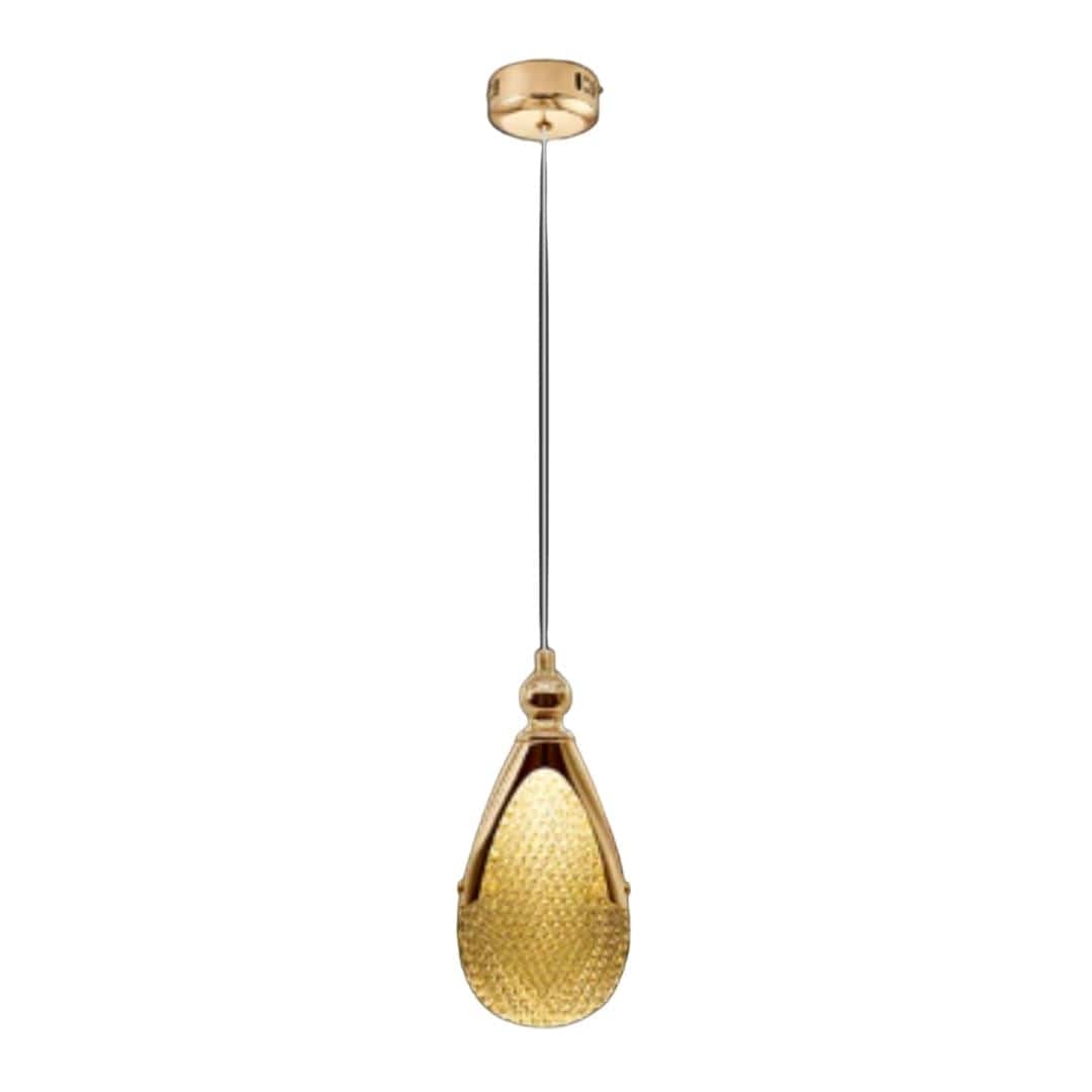 Loja Capricho Pendente - 0030 Lustre Pendente de Luxo Gota Dourado