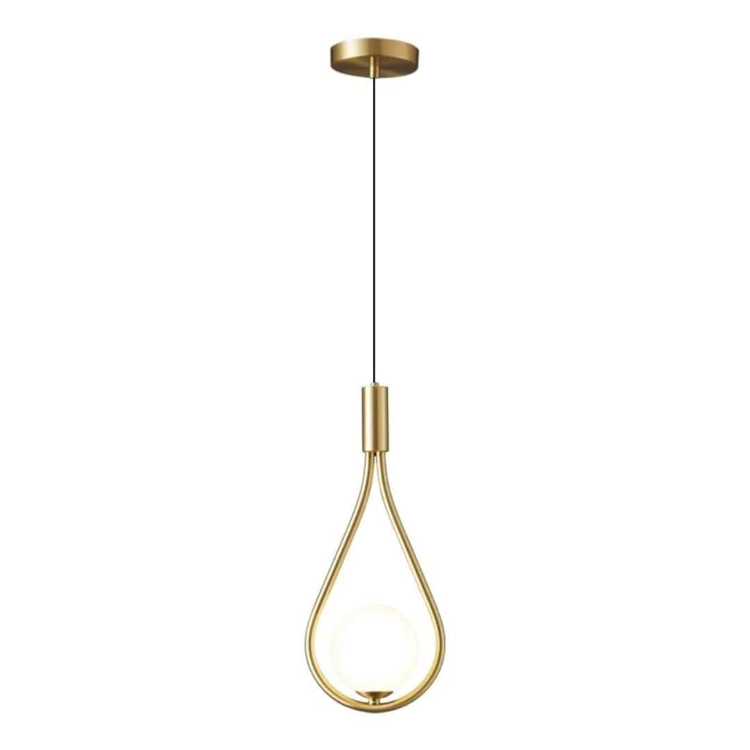 Loja Capricho Pendente - 0032 Dourado / Quente Lustre Pendente Sphere Light Led