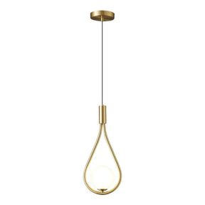 Loja Capricho Pendente - 0032 Dourado / Quente Lustre Pendente Sphere Light Led