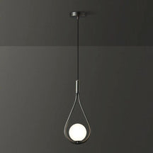 Loja Capricho Pendente - 0032 Preto / Quente Lustre Pendente Sphere Light Led