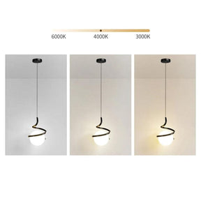 Loja Capricho Pendente - 0036 Lustre Pendente Orbit Spiral em LED