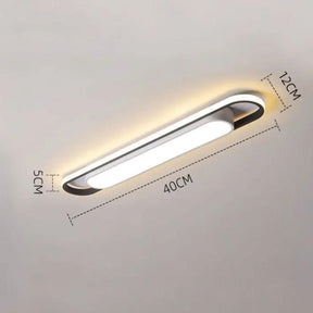 Loja Capricho Plafon - 0020 Luminária de Teto Plafon Sobrepor Slim Oval para Quarto Sala