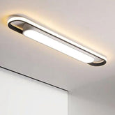 Loja Capricho Plafon - 0020 Quente Luminária de Teto Plafon Sobrepor Slim Oval para Quarto Sala