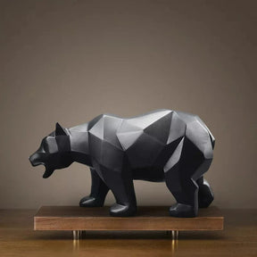 Loja Capricho Preto Escultura Abstrata Urso