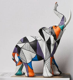 Loja Capricho Resina - 0020 Origami / Adulto Escultura Elefante Pintura Mosaico