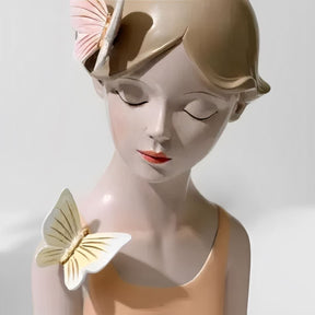 Loja Capricho Resina - 0044 Escultura de Boneca Bella Butterfly - Versão Mini (22x10cm)