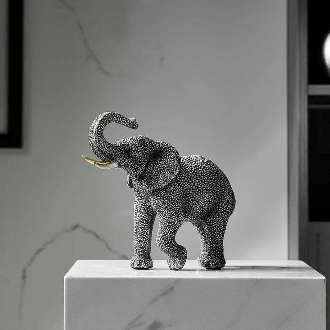 Loja Capricho Resina - 0062 16cm Escultura de Elefante Pintura Poás