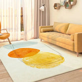 Loja Capricho Tapete - 0027 80x120cm Tapete Decorativo Orgânico Retangular - Mixture Orange