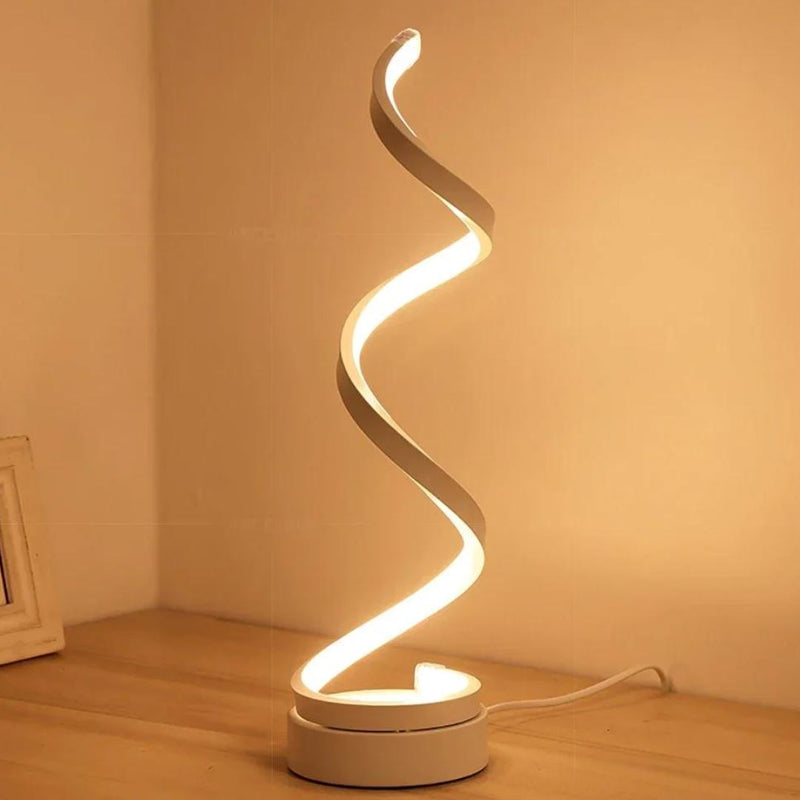 Luminária Abajur de Mesa Espiral Small Luna - 34cm