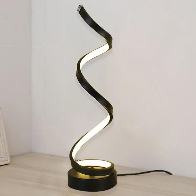 Luminária Abajur de Mesa Espiral Small Luna - 34cm