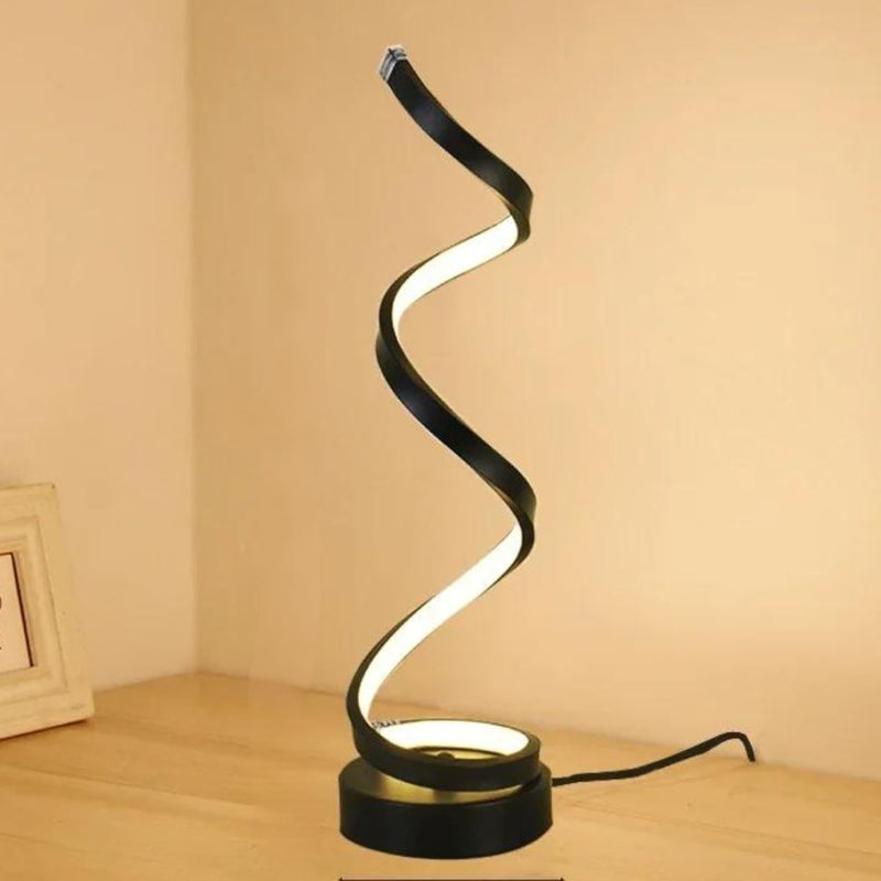 Luminária Abajur de Mesa Espiral Small Luna - 34cm