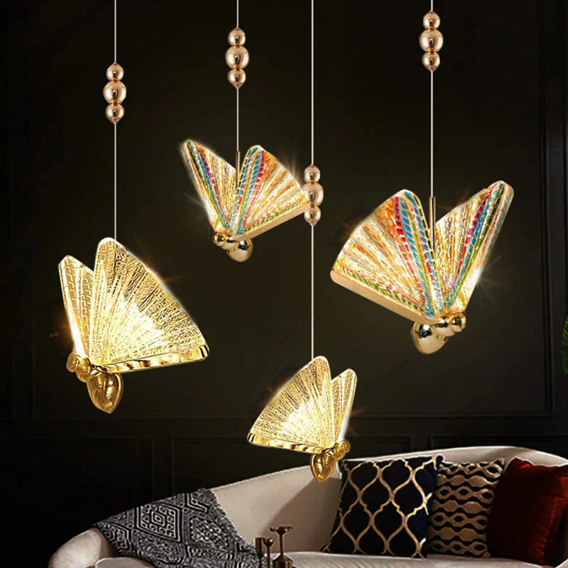 Lustre Pendente de Luxo - Butterfly