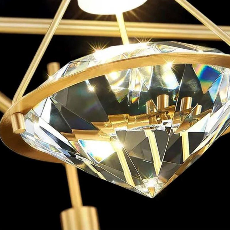 Lustre Pendente de Luxo Crystals Diamond