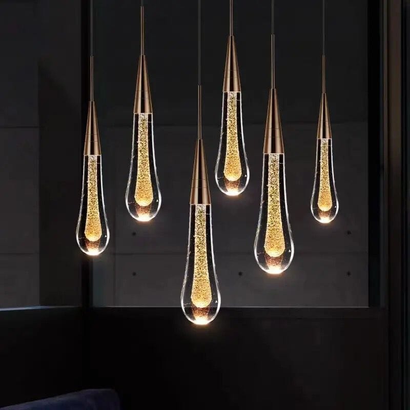 Lustre Pendente de Luxo Crystals Light