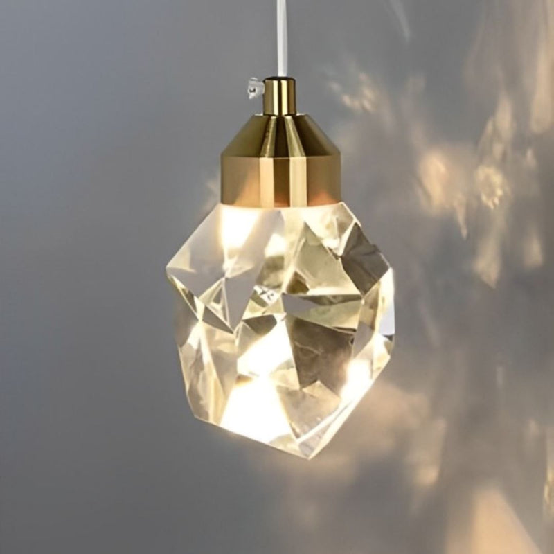 Lustre Pendente de Luxo Diamond para Quarto Sala