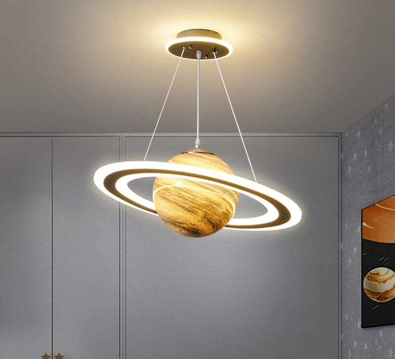 Lustre Pendente Decorativo Saturno