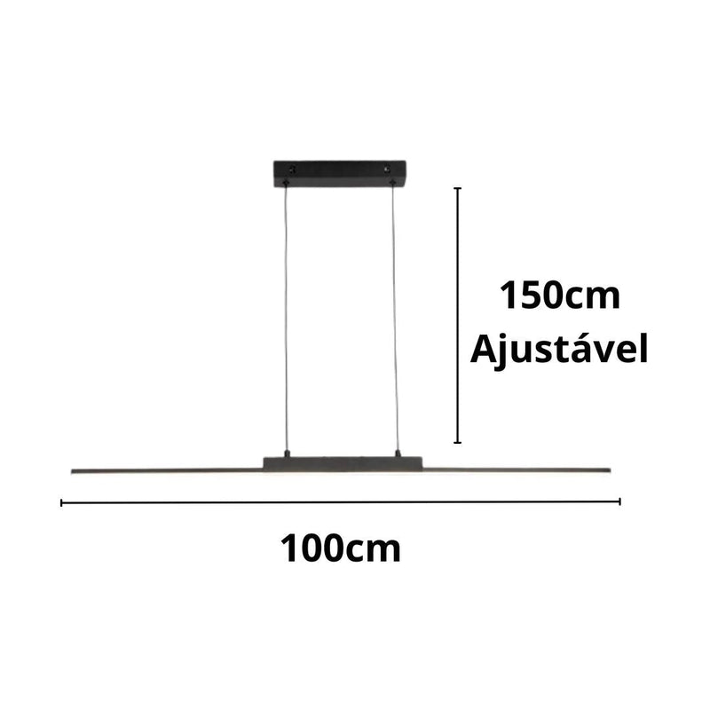 Lustre Pendente Máximum Led