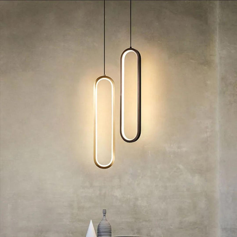 Lustre Pendente Space Line Oval